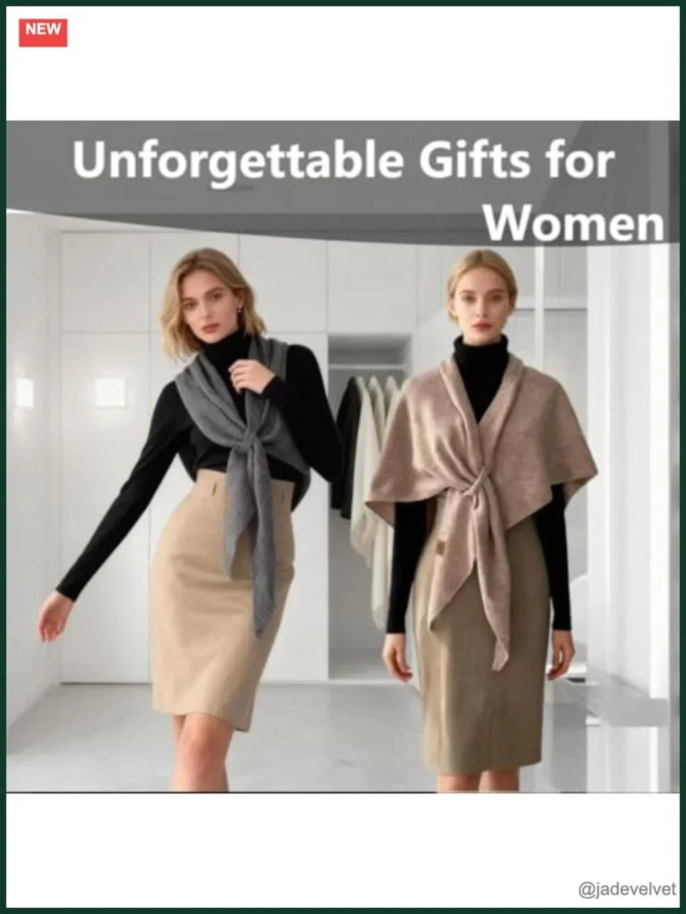 Cashmere Blend Knitted Shawl Wrap Cape Cardigan Travel Scarf